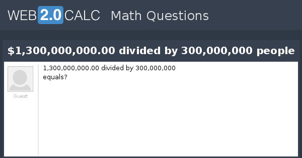 30 Divided By 300