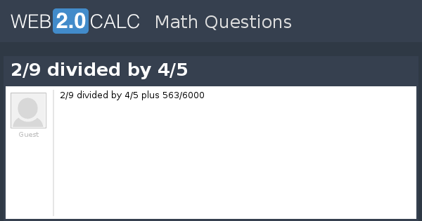 View Question 29 Divided By 45