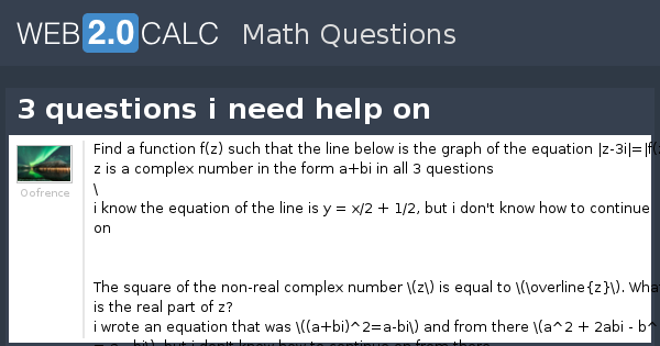 View Question 3 Questions I Need Help On