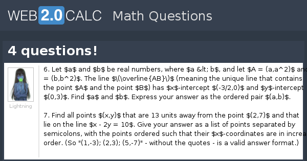 View Question 4 Questions