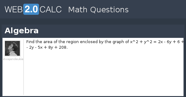 View question - Algebra