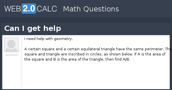 View question - Can I get help