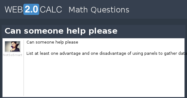View question - Can someone help please