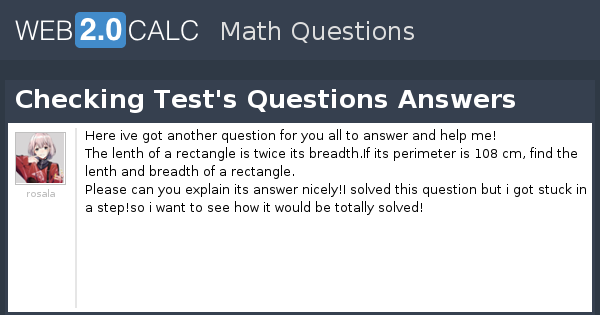 View question - Checking Test's Questions Answers