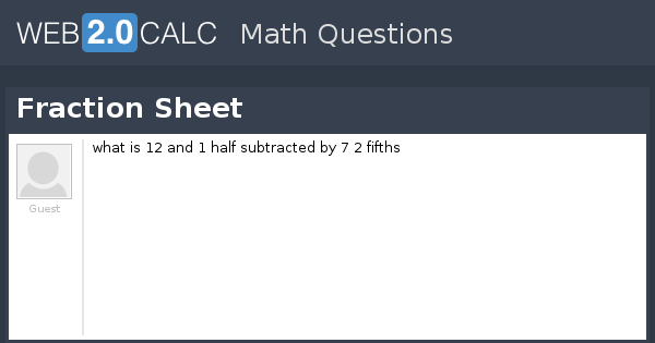 view-question-fraction-sheet