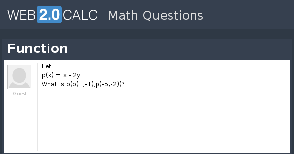 View question - Function