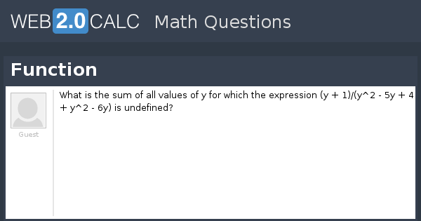 View question - Function