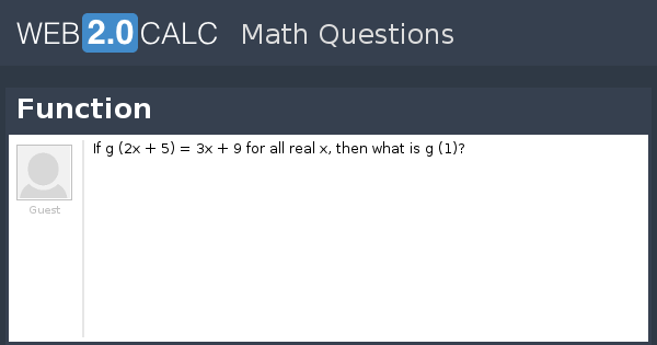 View question - Function