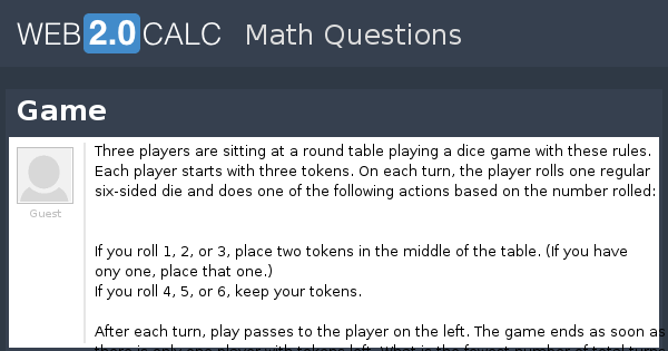 View question - Game