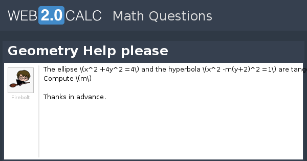 View question - Geometry Help please