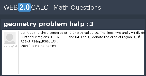 View question - geometry problem halp :3