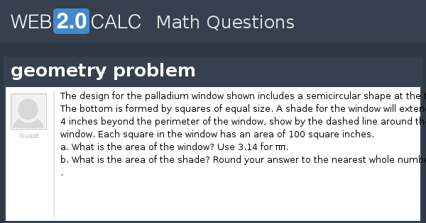 View question - geometry problem