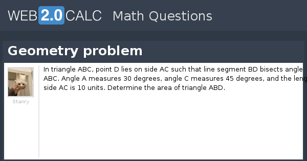 View question - Geometry problem