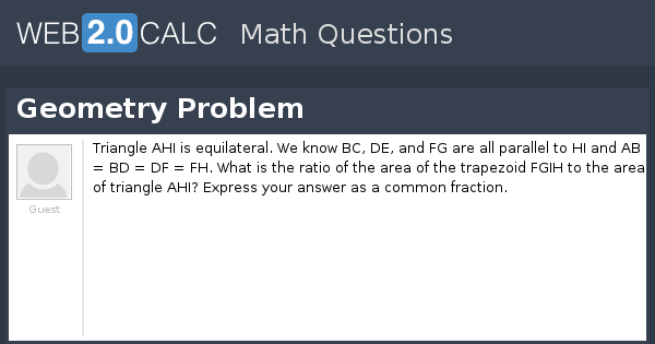 View question - Geometry Problem