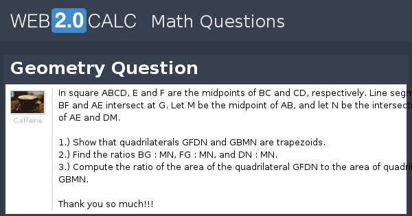 View Question Geometry Question
