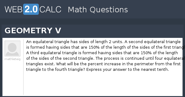 View question - GEOMETRY V