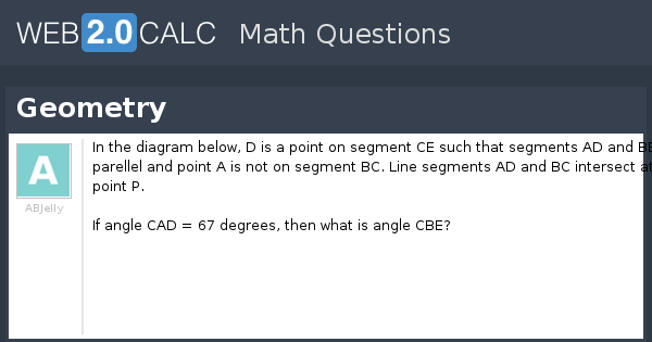 View question - Geometry