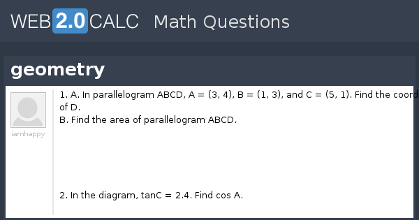 View question - geometry