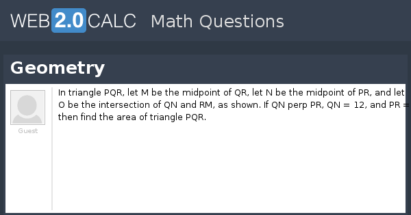 View question - Geometry