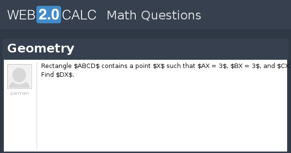 View question - Geometry