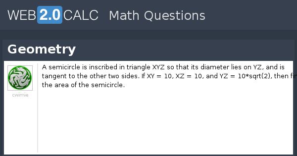 View question - Geometry