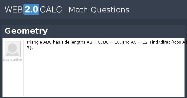 View question - Geometry