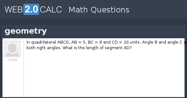 View question - geometry