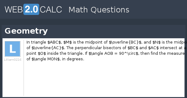 View question - Geometry