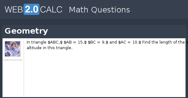 View question - Geometry
