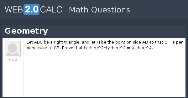 View question - Geometry