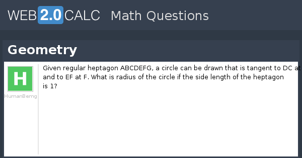 View question - Geometry