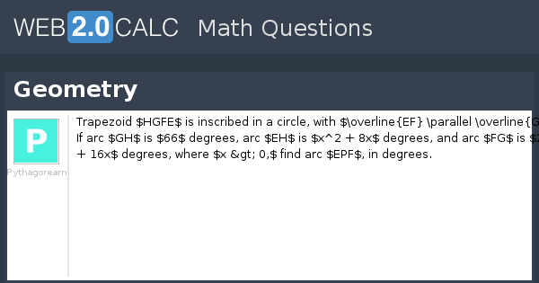 View question - Geometry