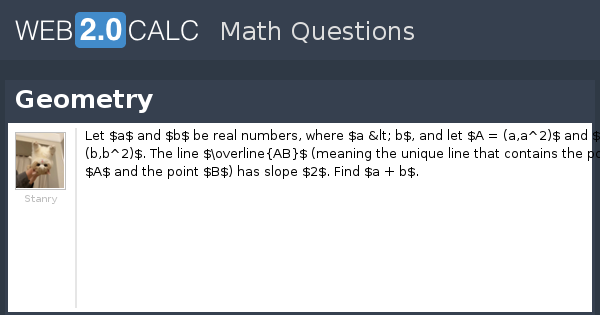 View question - Geometry