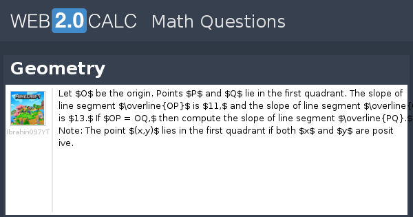 View question - Geometry