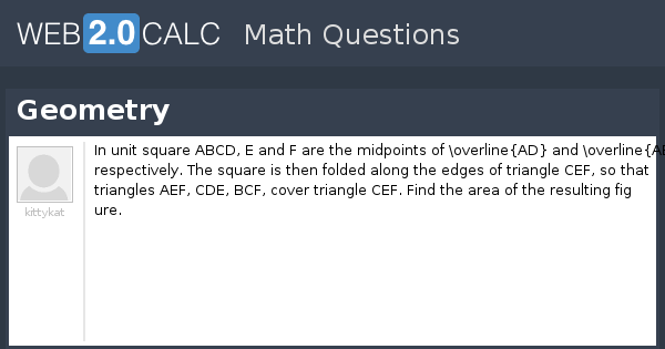 View question - Geometry