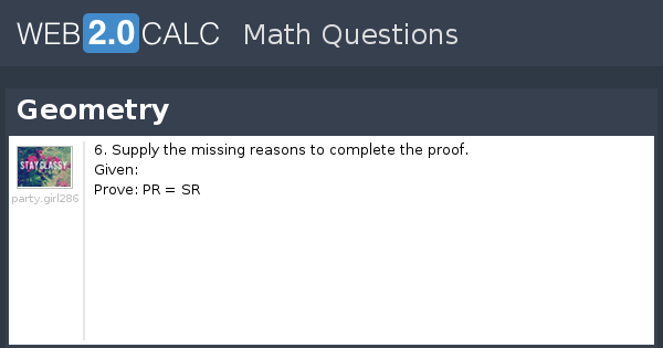 View question - Geometry