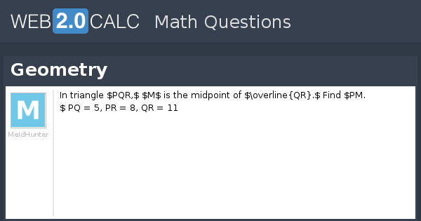 View question - Geometry