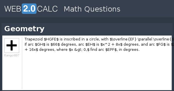 View question - Geometry