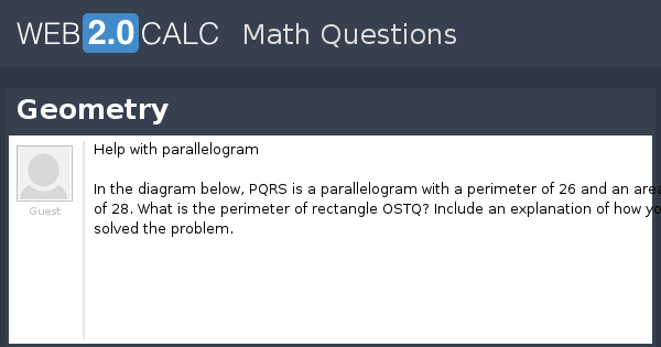 View question - Geometry