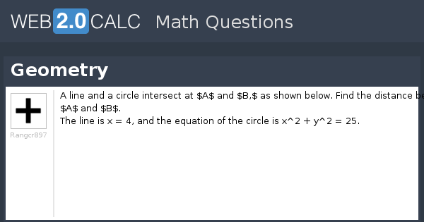 View question - Geometry