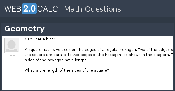 View question - Geometry