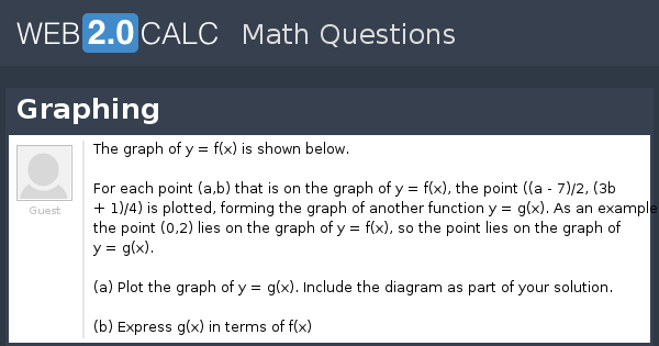 View question - Graphing