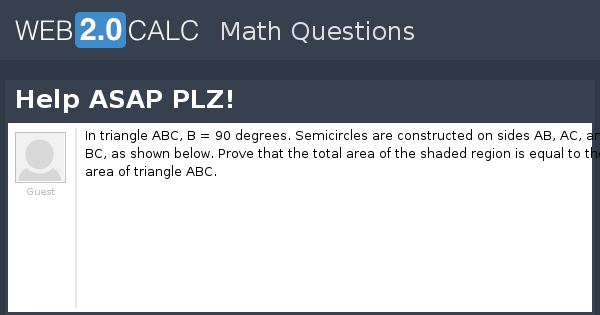 View question - Help ASAP PLZ!