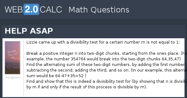 View question - HELP ASAP