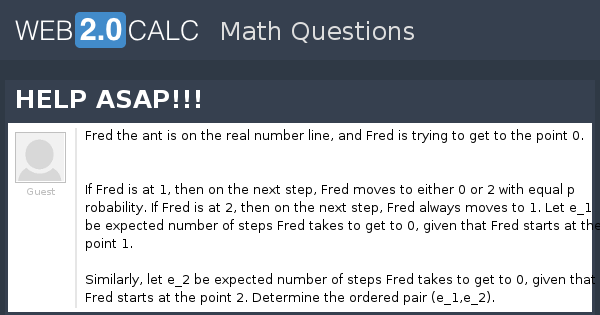 Help Asap View question - HELP ASAP!!!