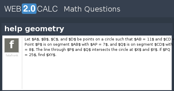 View question - help geometry