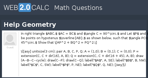 View question - Help Geometry