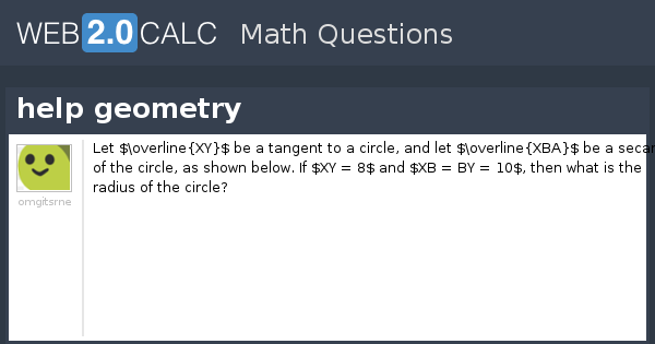 View question - help geometry