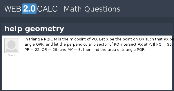 View question - help geometry