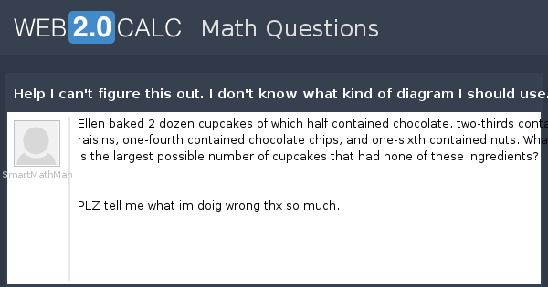 View question - Help I can't figure this out. I don't know what kind of ...